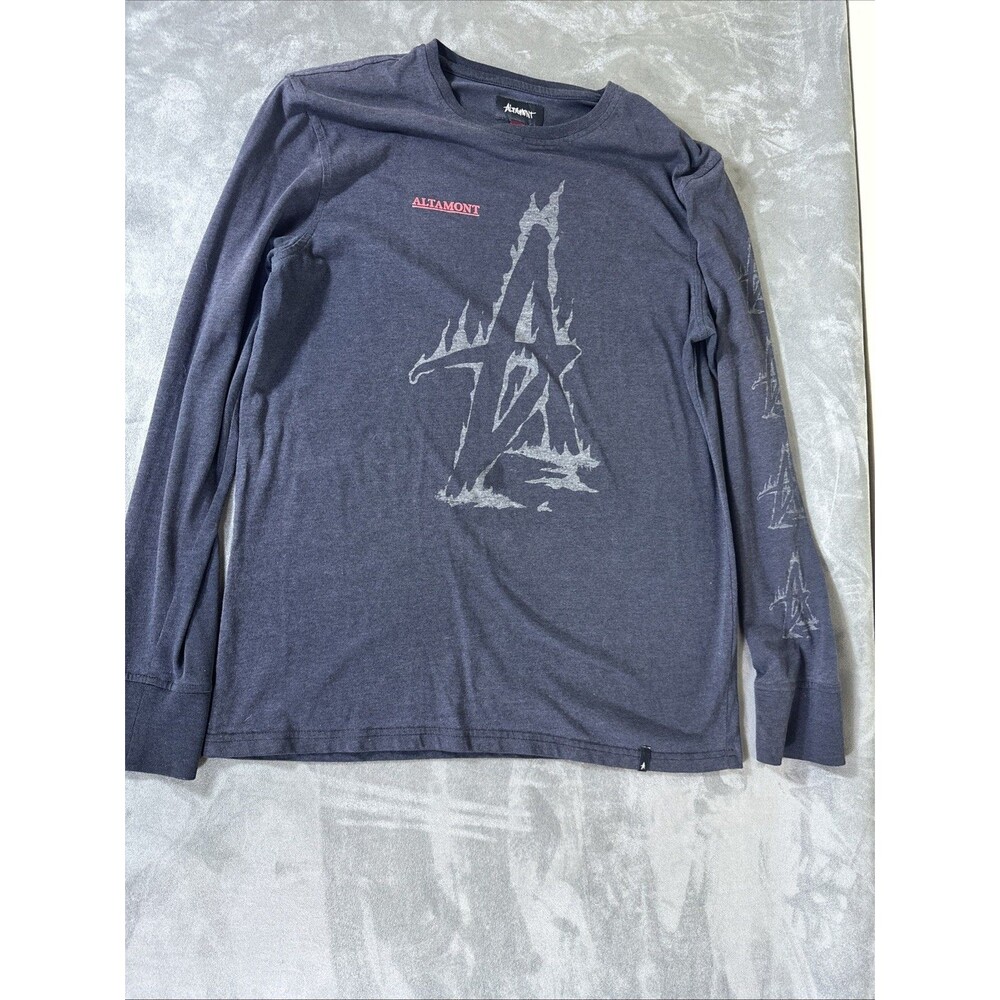 Altamont M Long Sleeve T Shirt Men’s Charcoal Gray